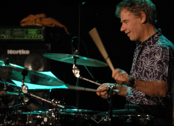 Bill Bruford in action